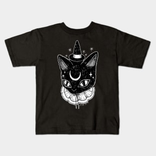 Cat Witch Kids T-Shirt